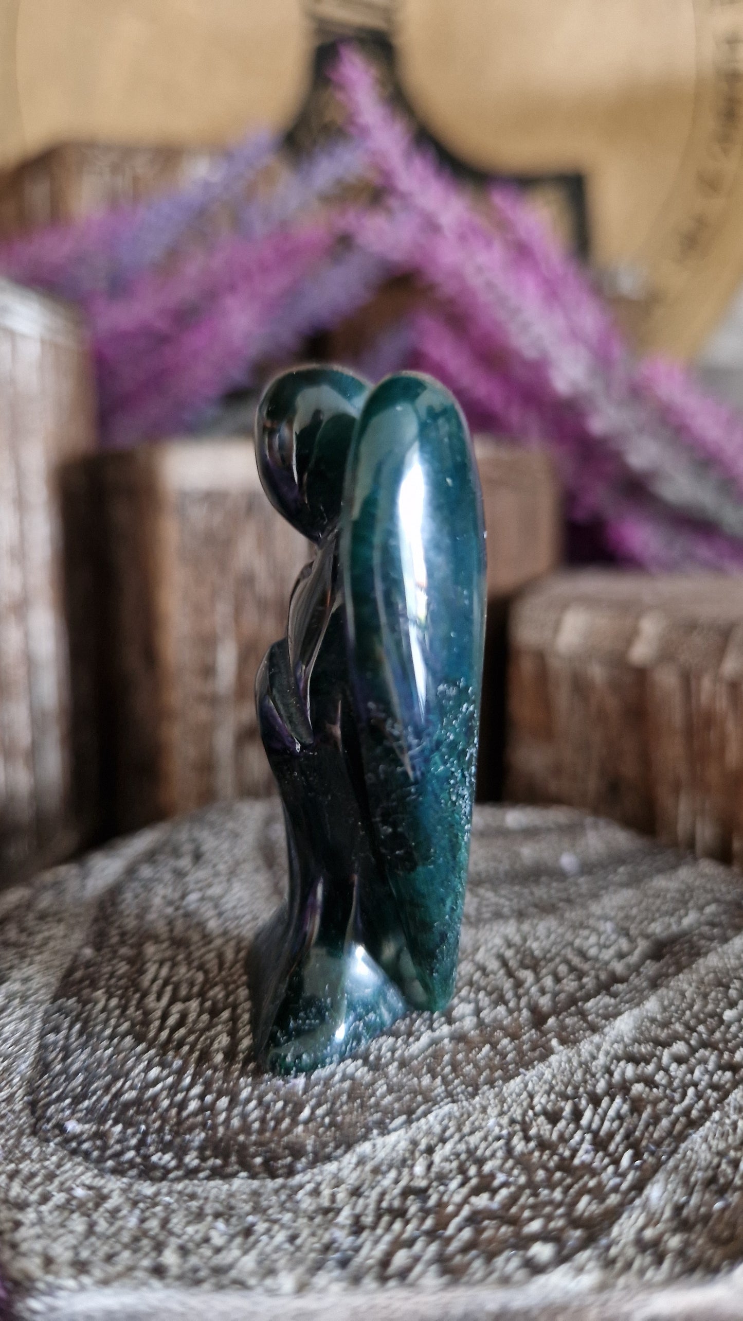 Moss Agate Angel - 19