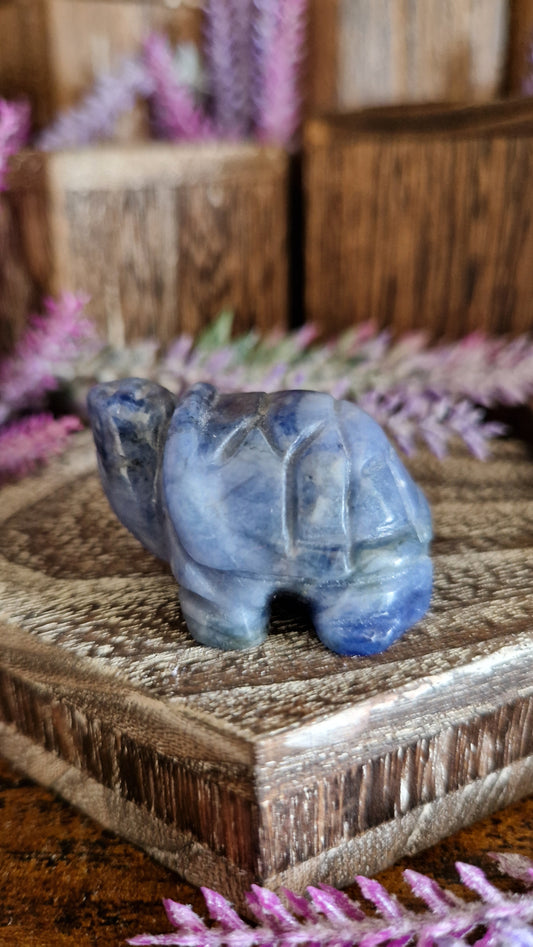 Blue Aventurine Turtle