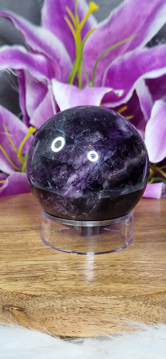 Purple Fluorite Sphere - 374