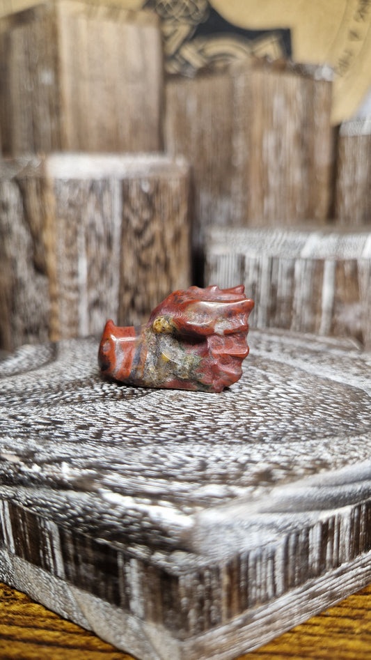 Brecciated Jasper Dragon's Head - 20