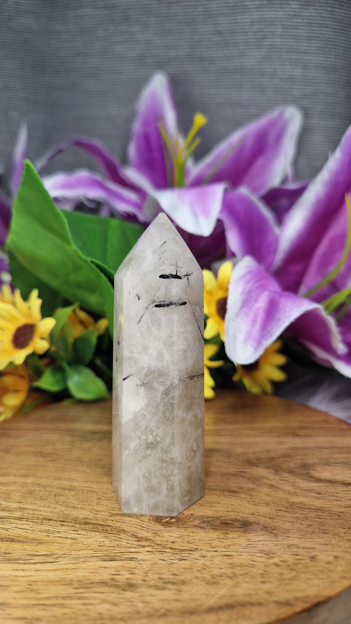 Tourmalineted Quartz - 169