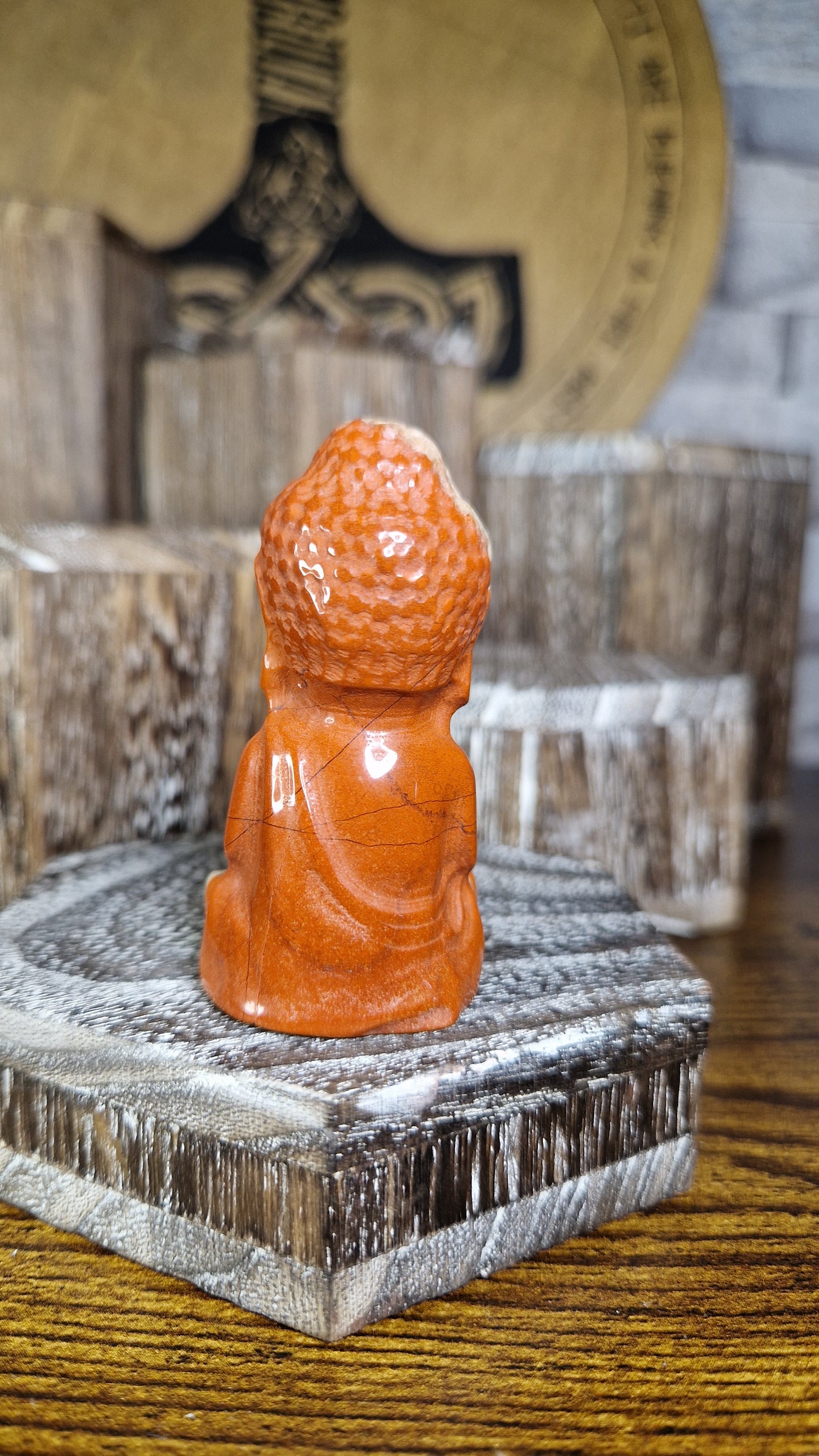 Red Jasper Buddha - 15