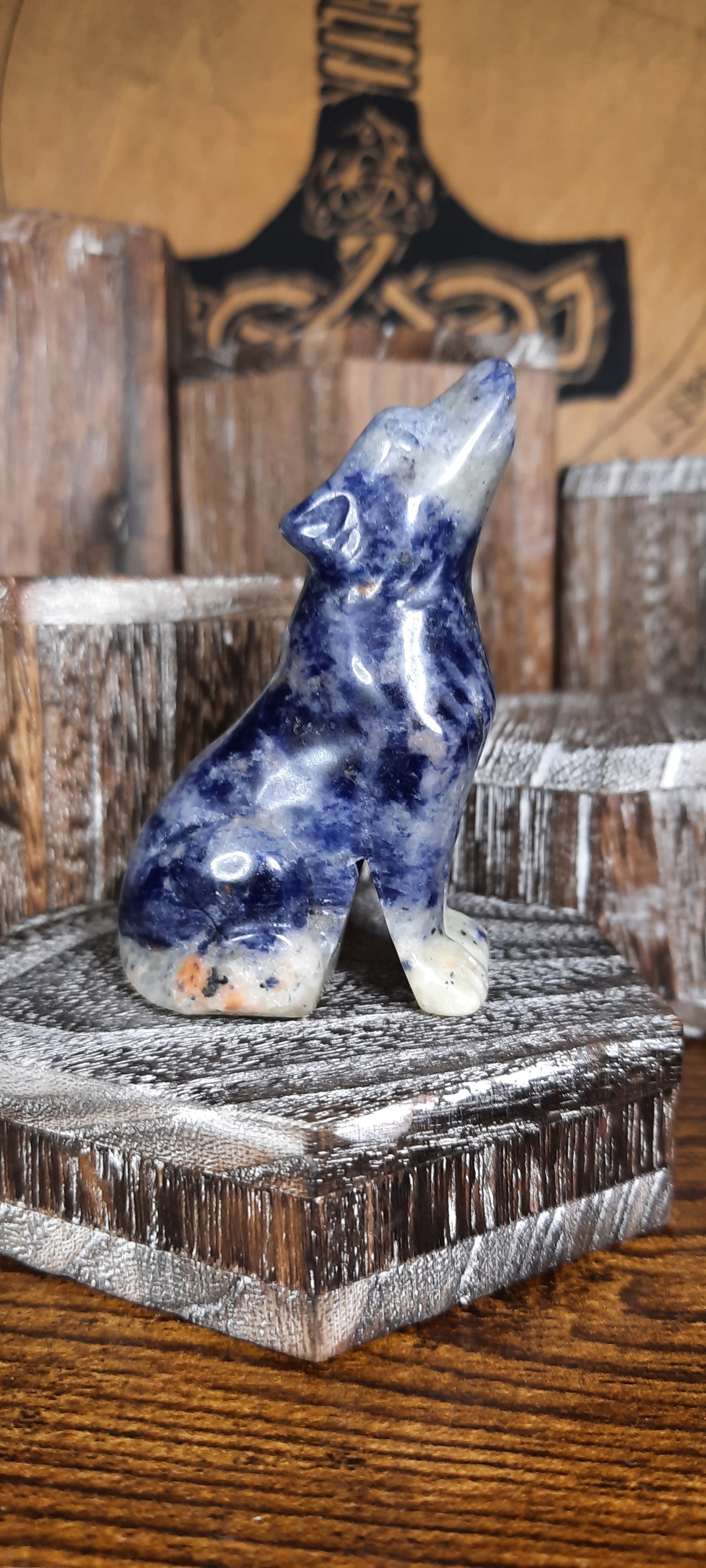 Sodalite Wolf - 2