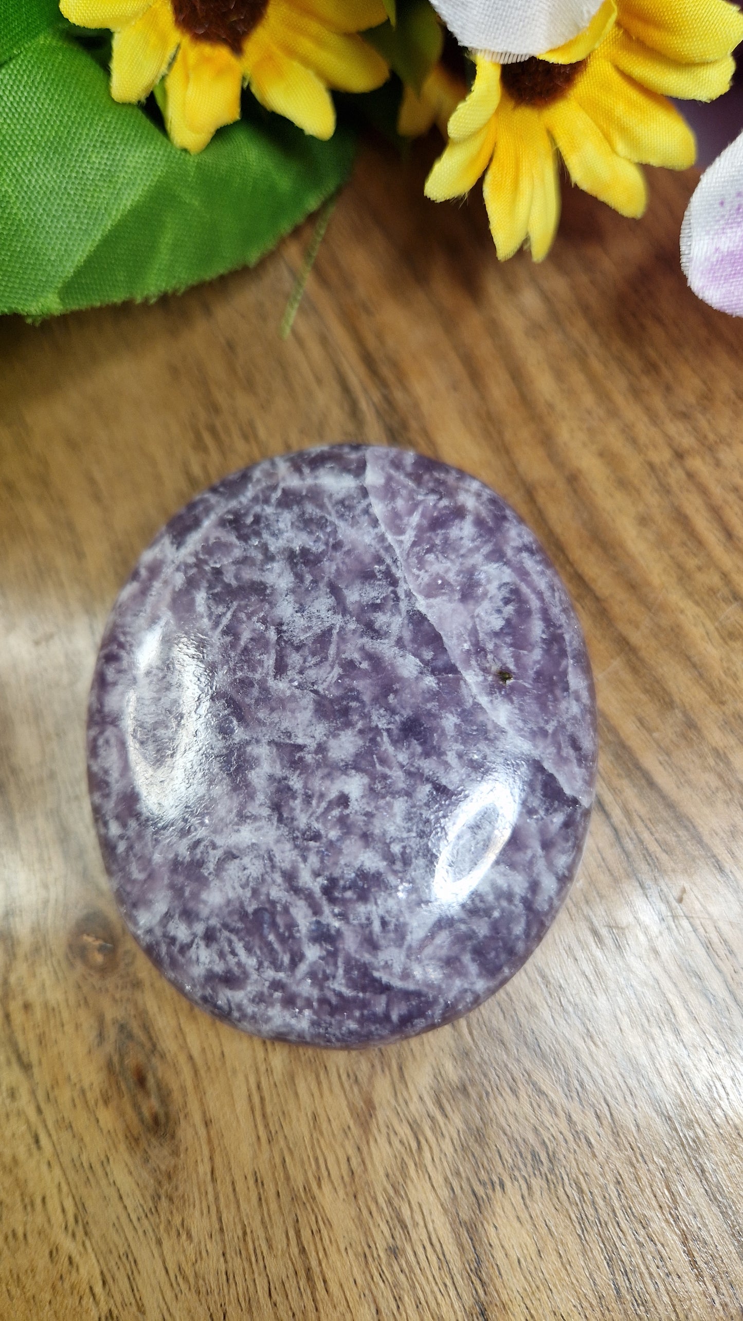 Lepidolite Palmstone  - 529