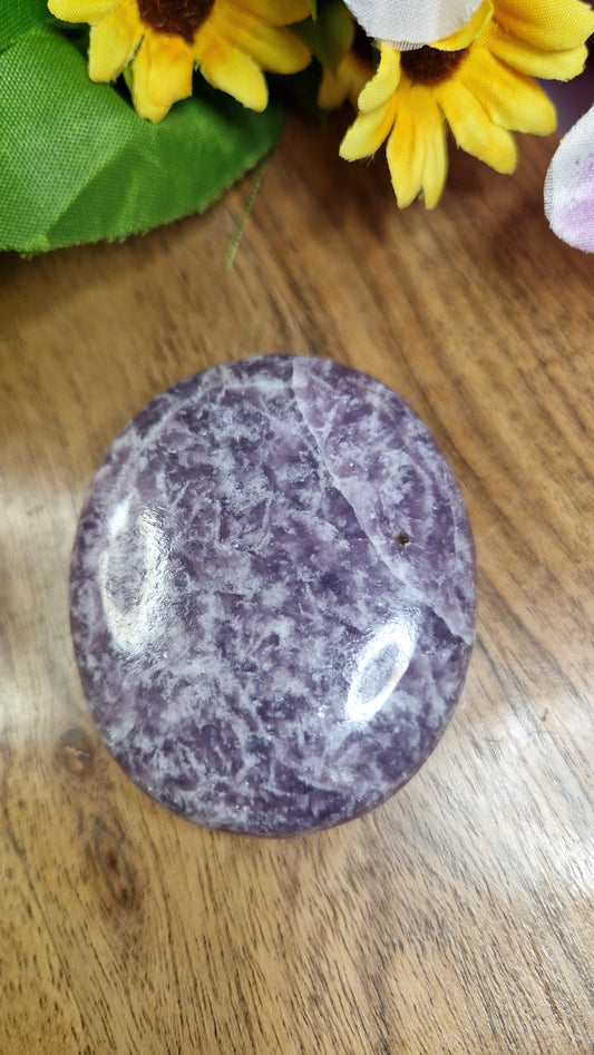 Lepidolite Palmstone  - 529