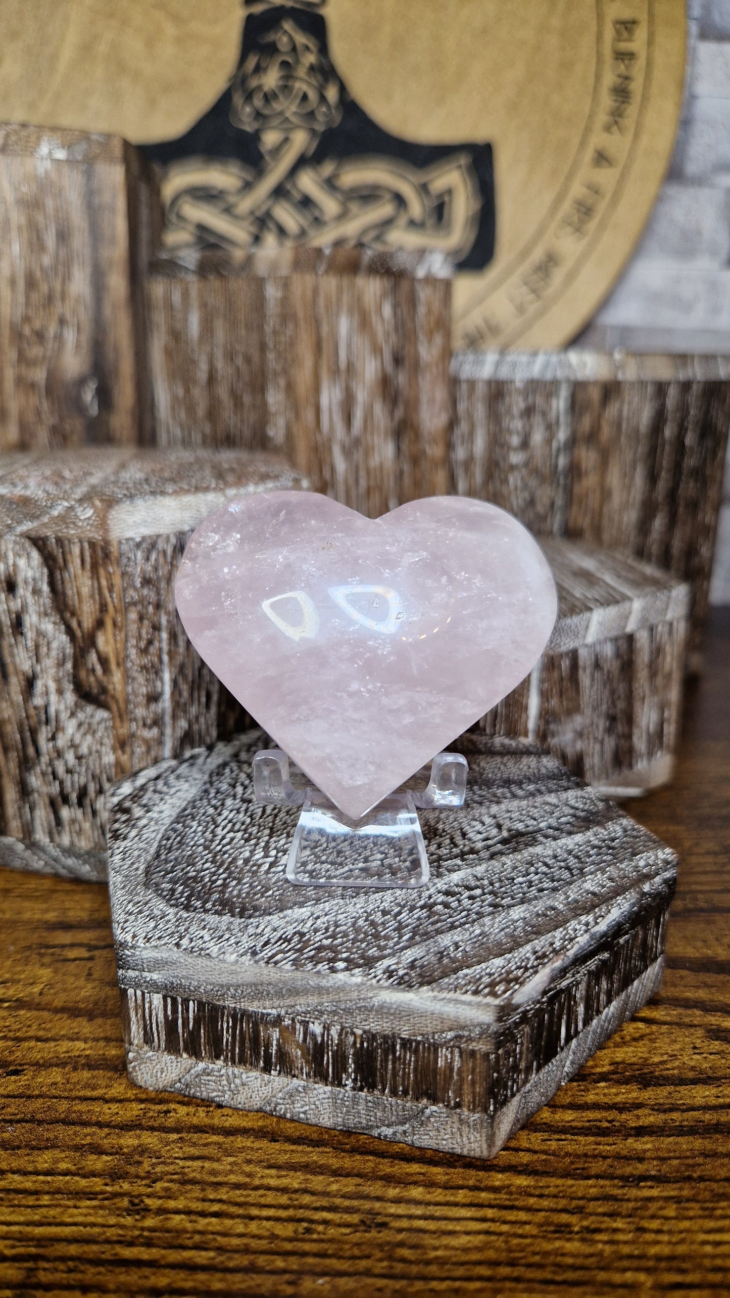Rose Quartz Heart - 51