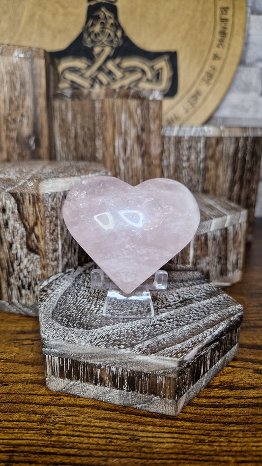Rose Quartz Heart - 51