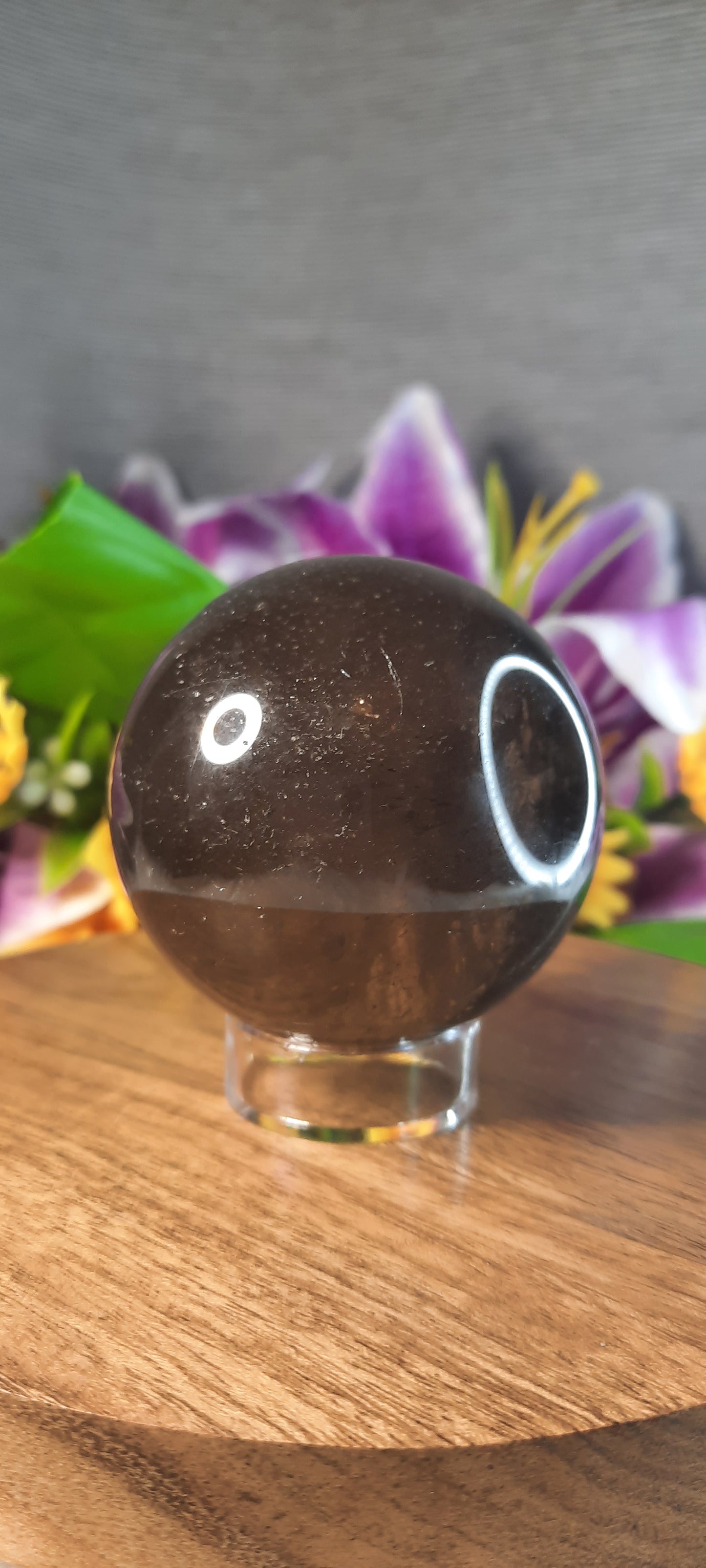 Smoky Quartz Sphere - 496