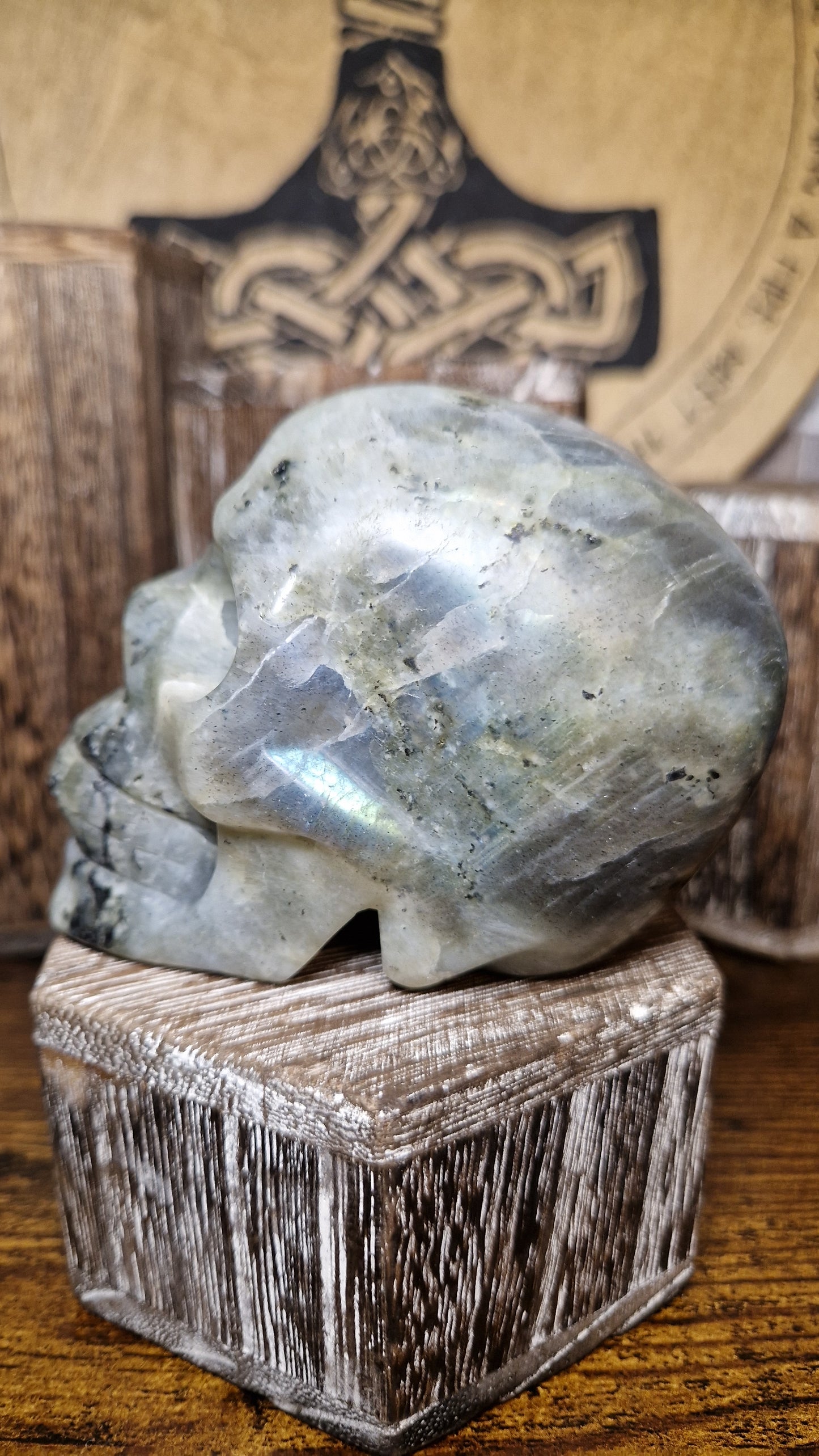 Labradorite Skull - 2