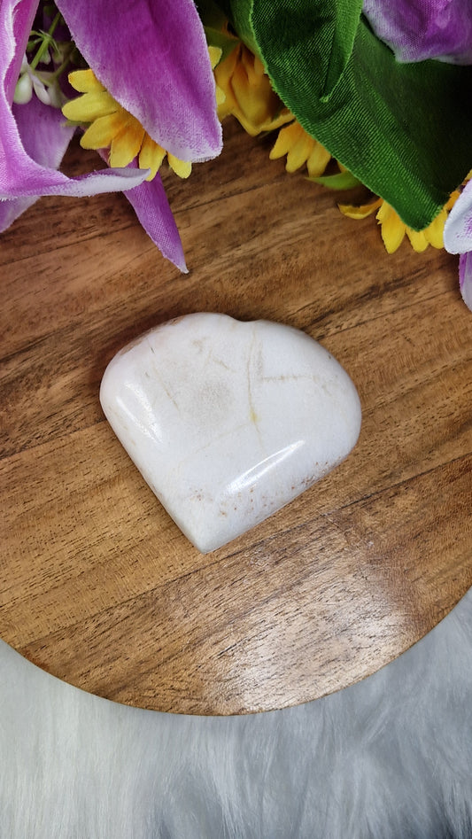 Scolecite and Peach Heart - 14