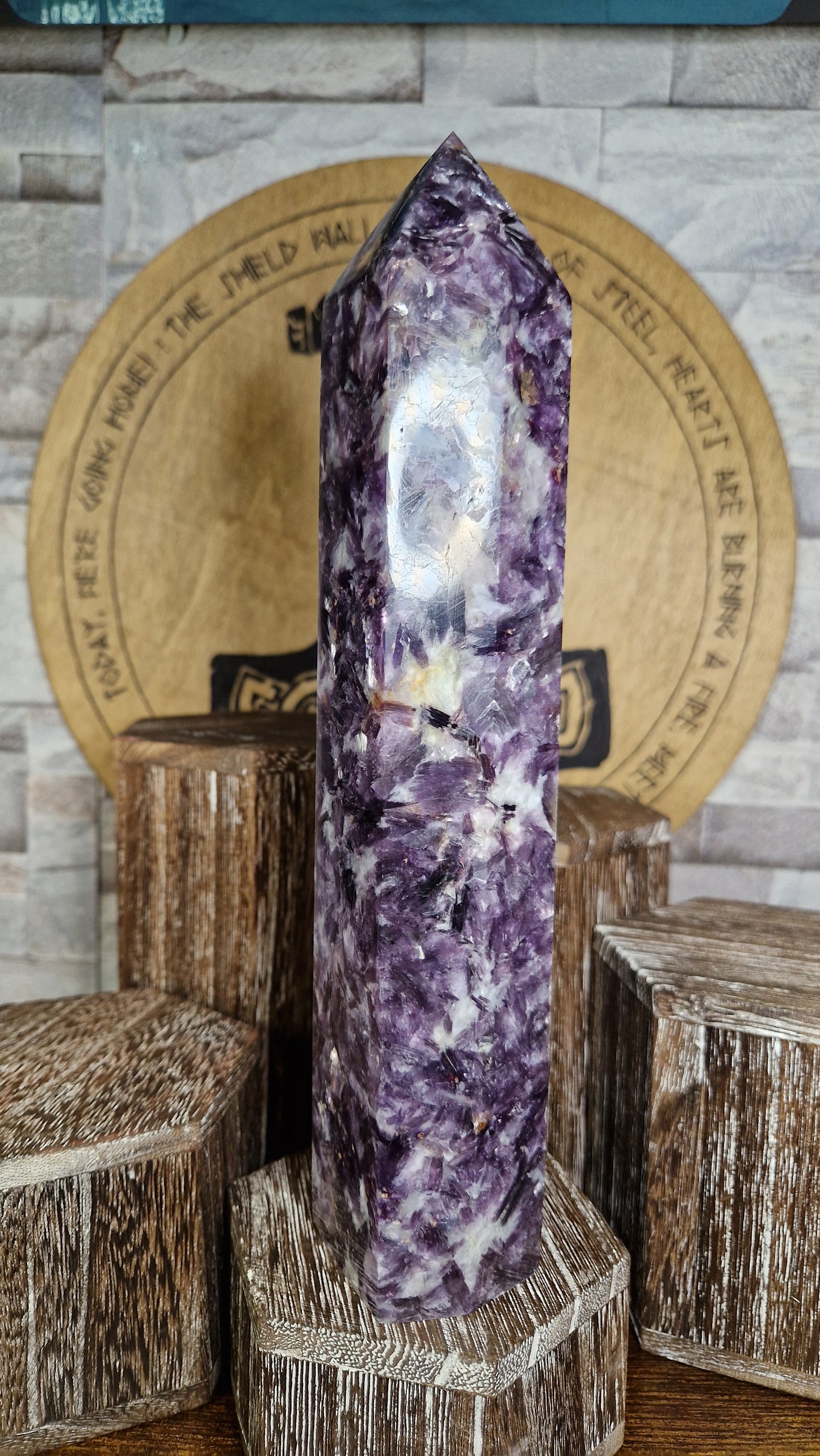 Lepidolite Tower  - 680