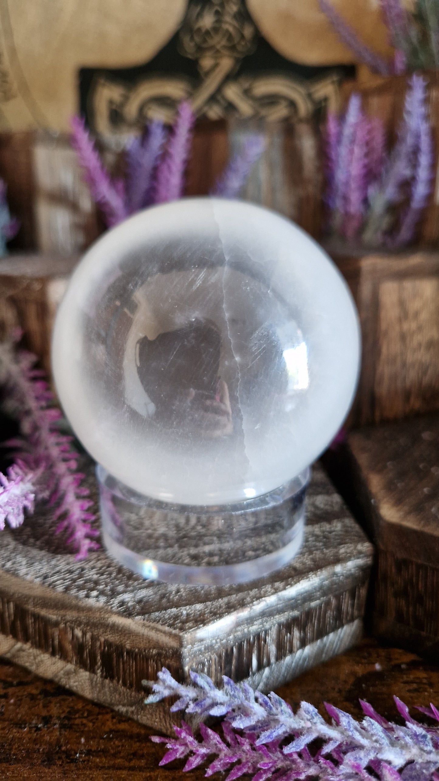 Selenite Sphere