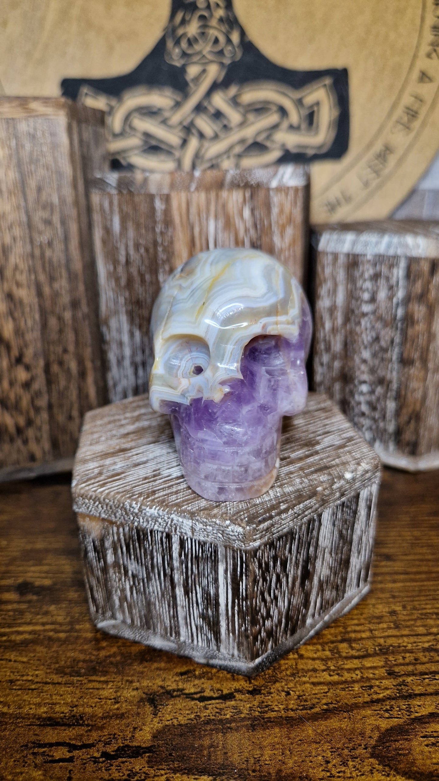 Mexican Amethyst Skull - 11