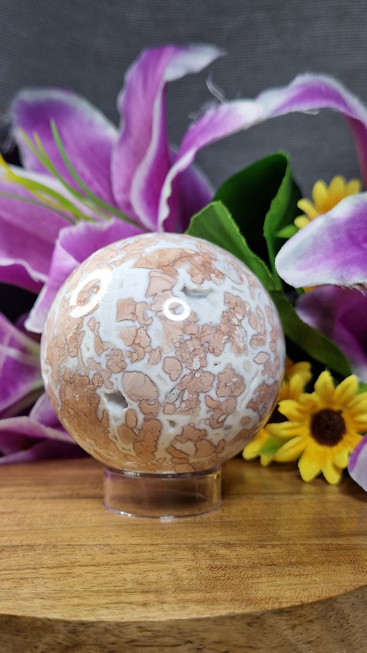 Cotton Candy Agate Sphere  - 464