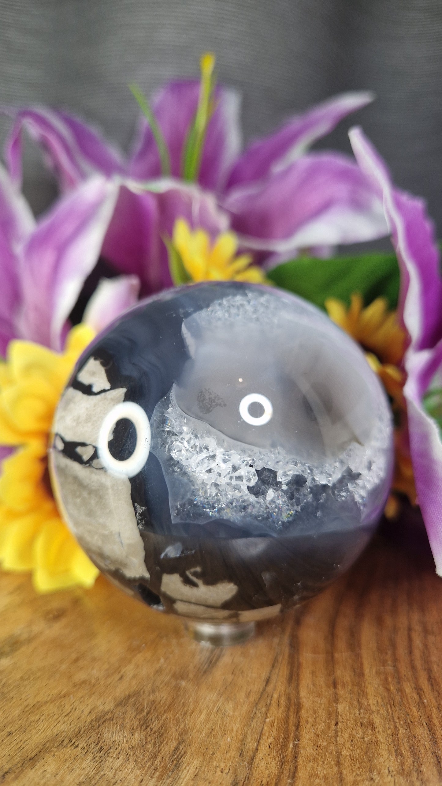 Volcano Agate Sphere - 25