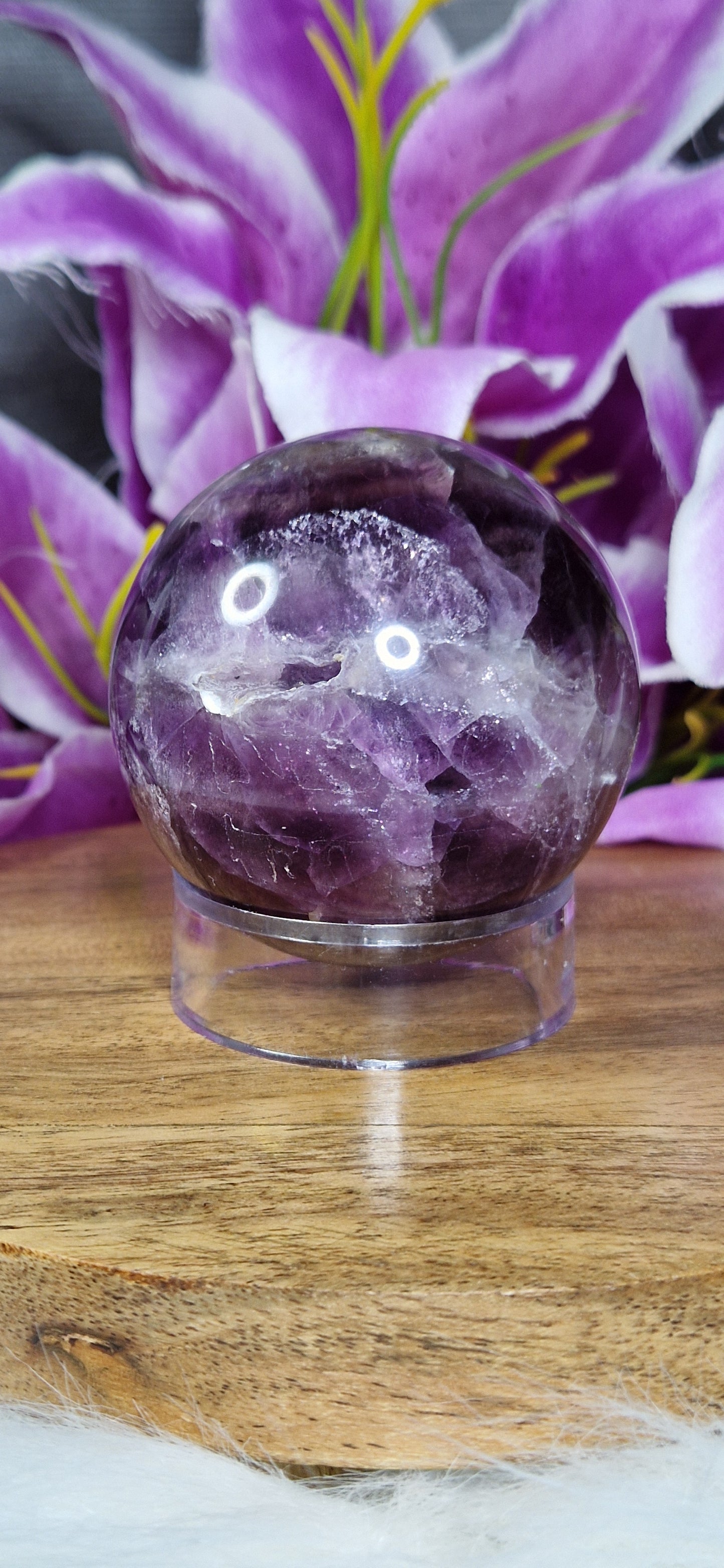 Purple Fluorite Sphere - 373