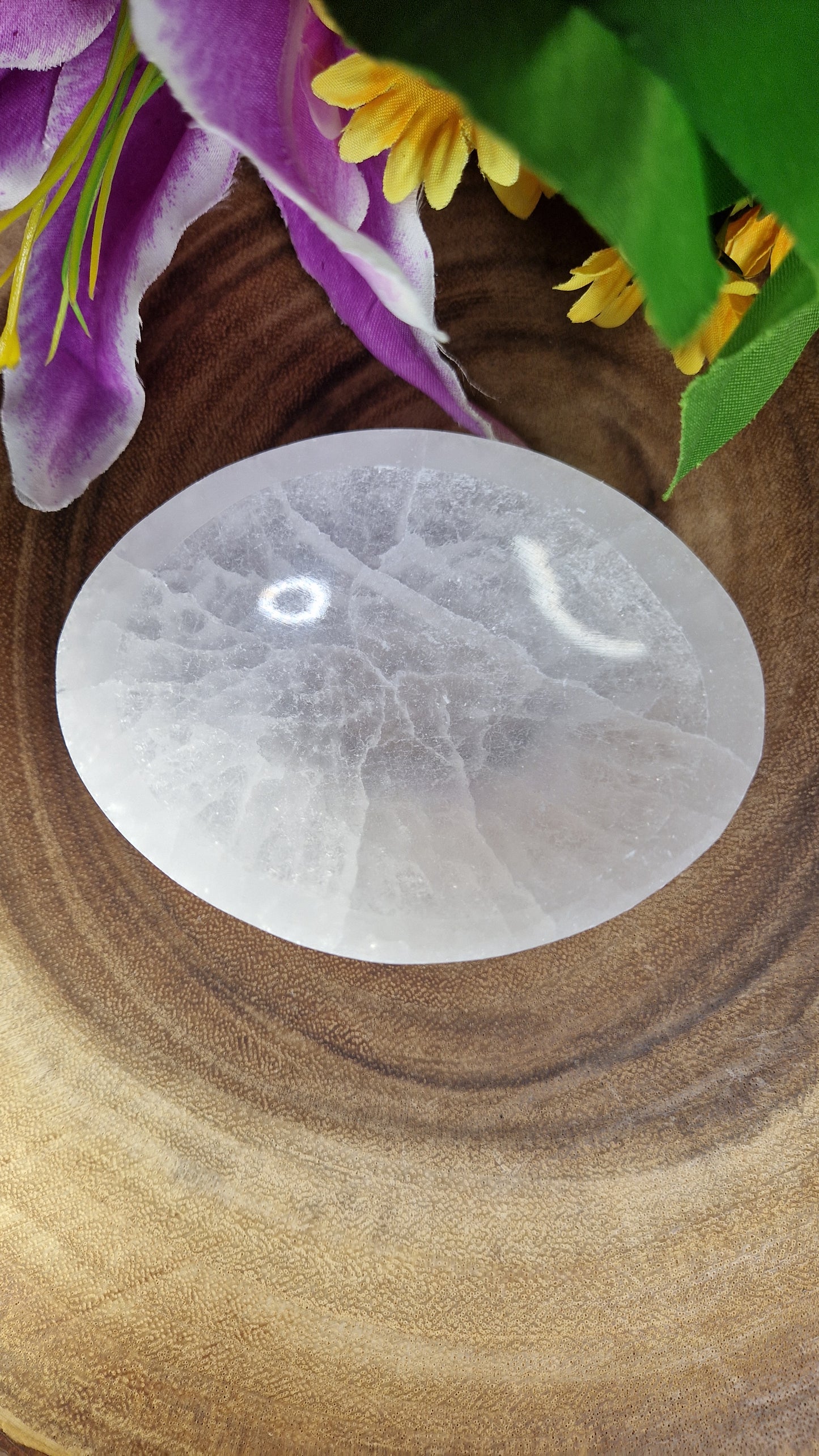 Selenite Oval Bowl - 559