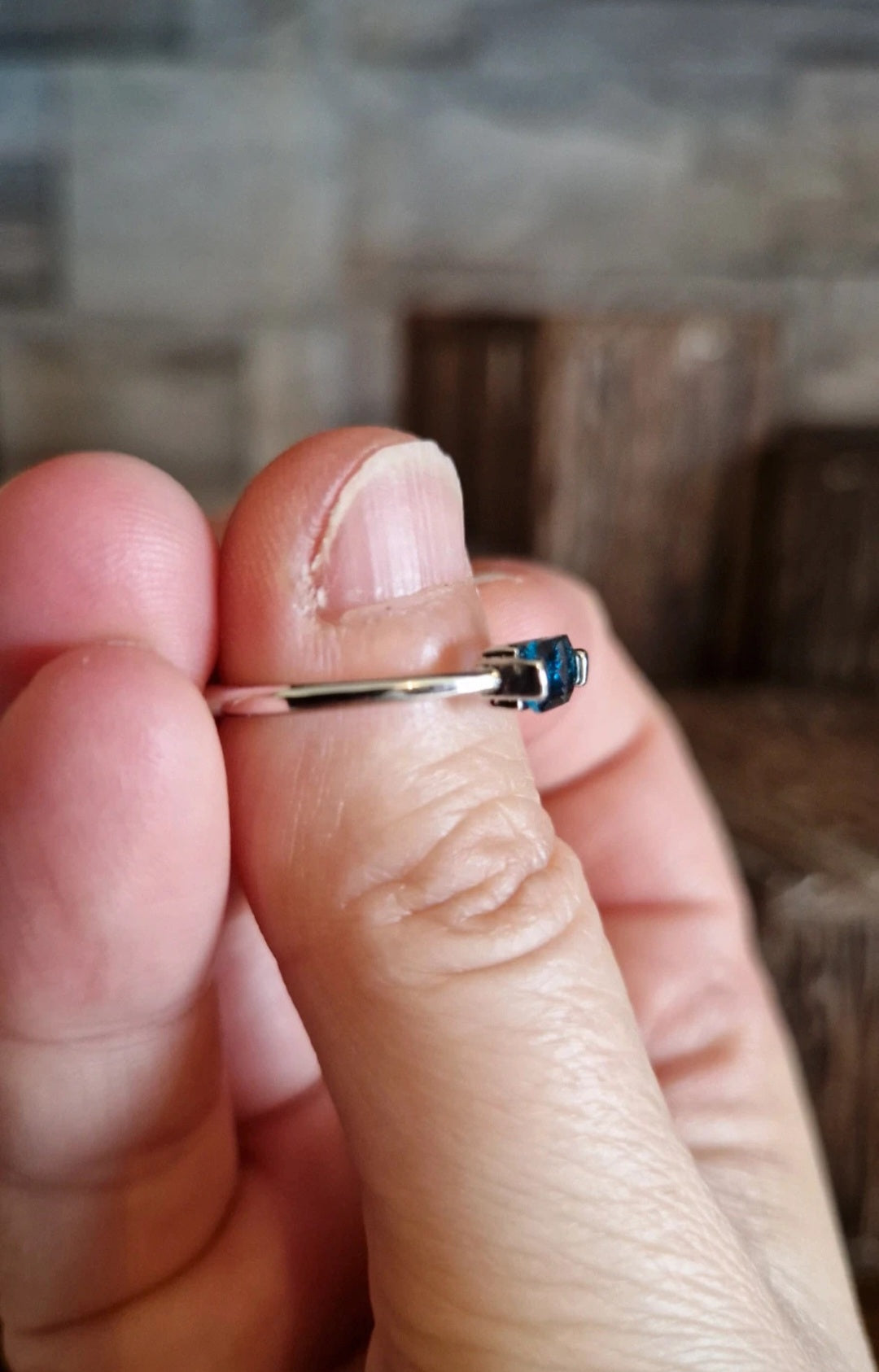 Topaz Adjustable Ring