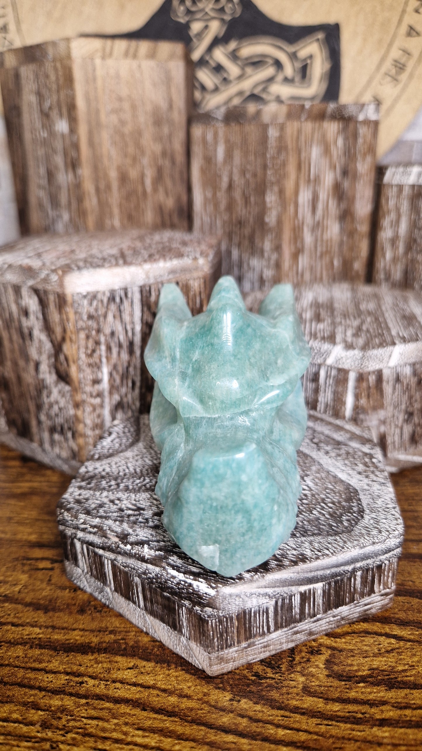 Green Aventurine Dragon's Head - 5