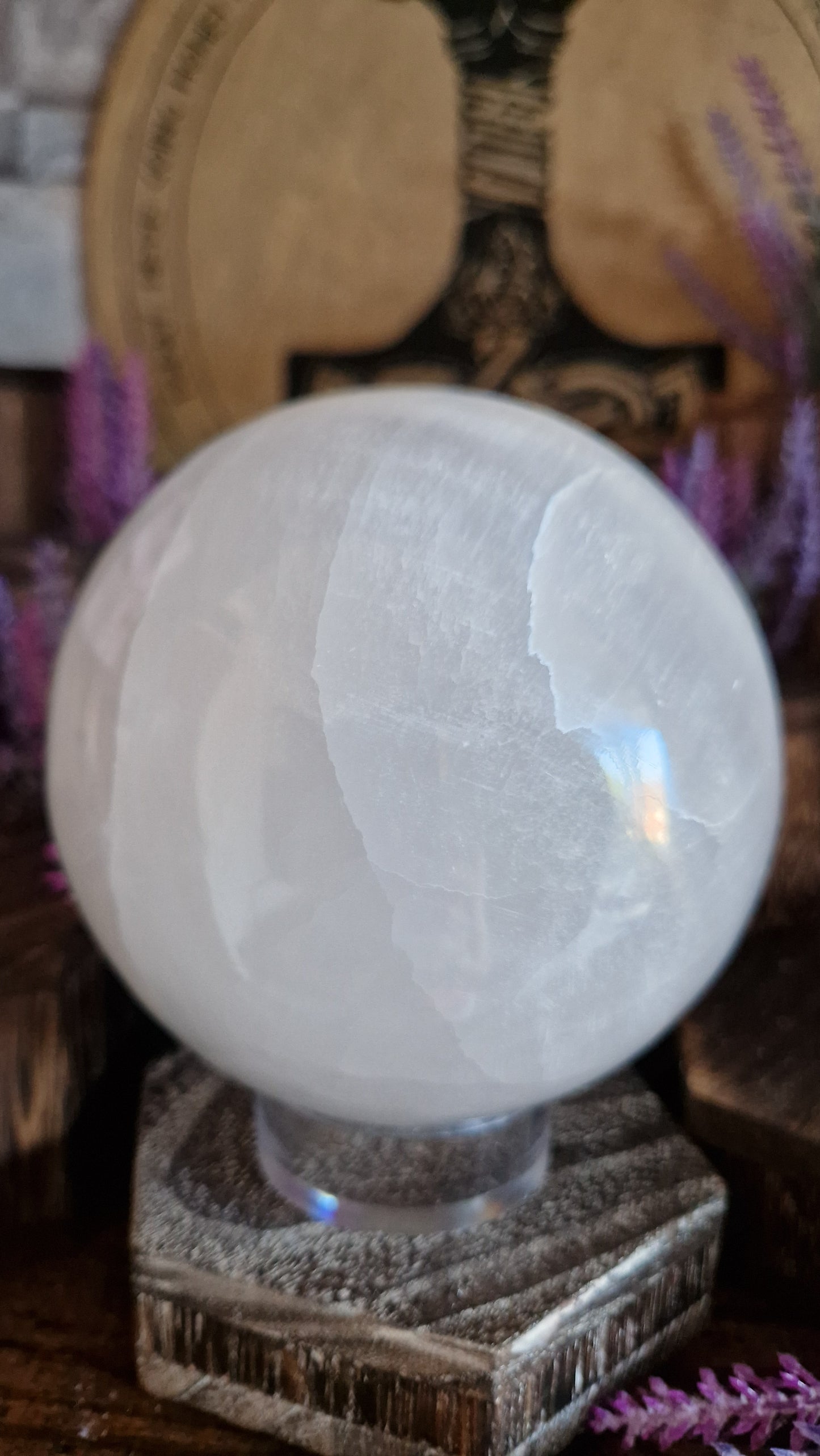 Selenite Sphere