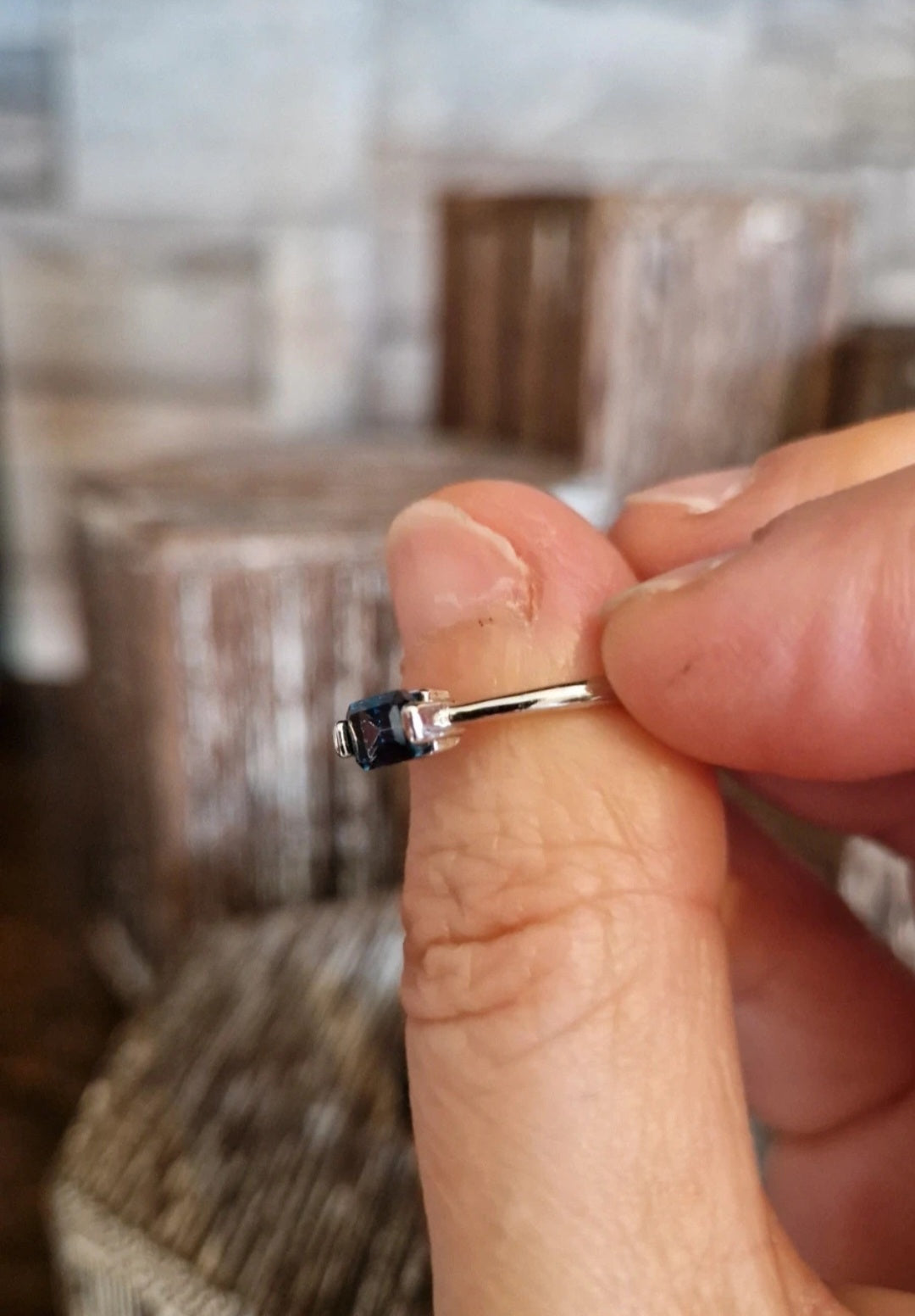 Topaz Adjustable Ring