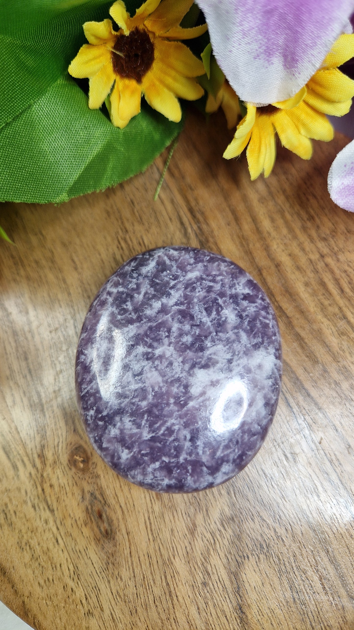 Lepidolite Palmstone  - 529