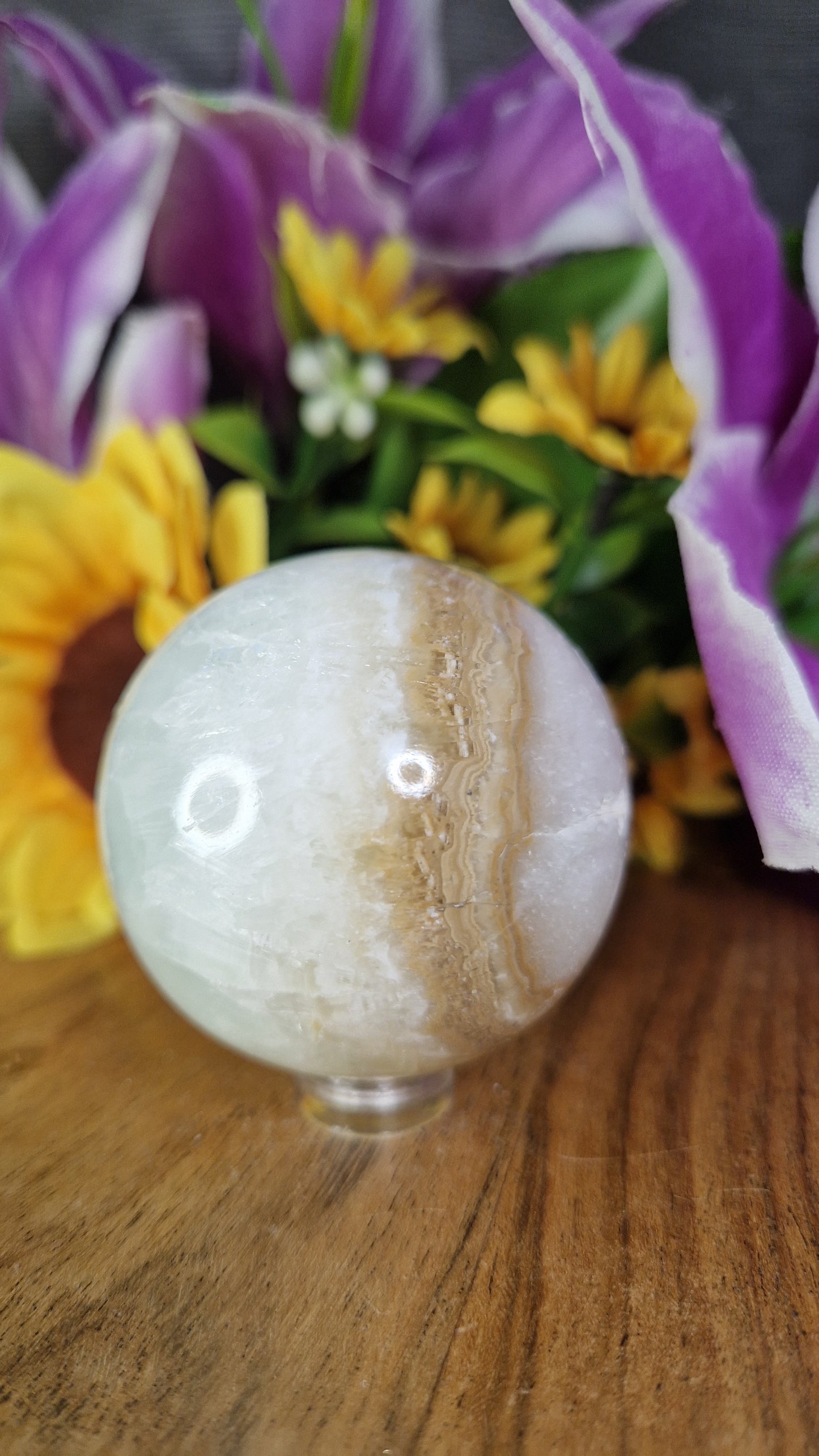 Caribbean Calcite Sphere - 55