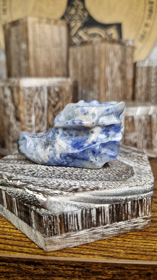 Lapis Lazuli Dragon's Head - 12