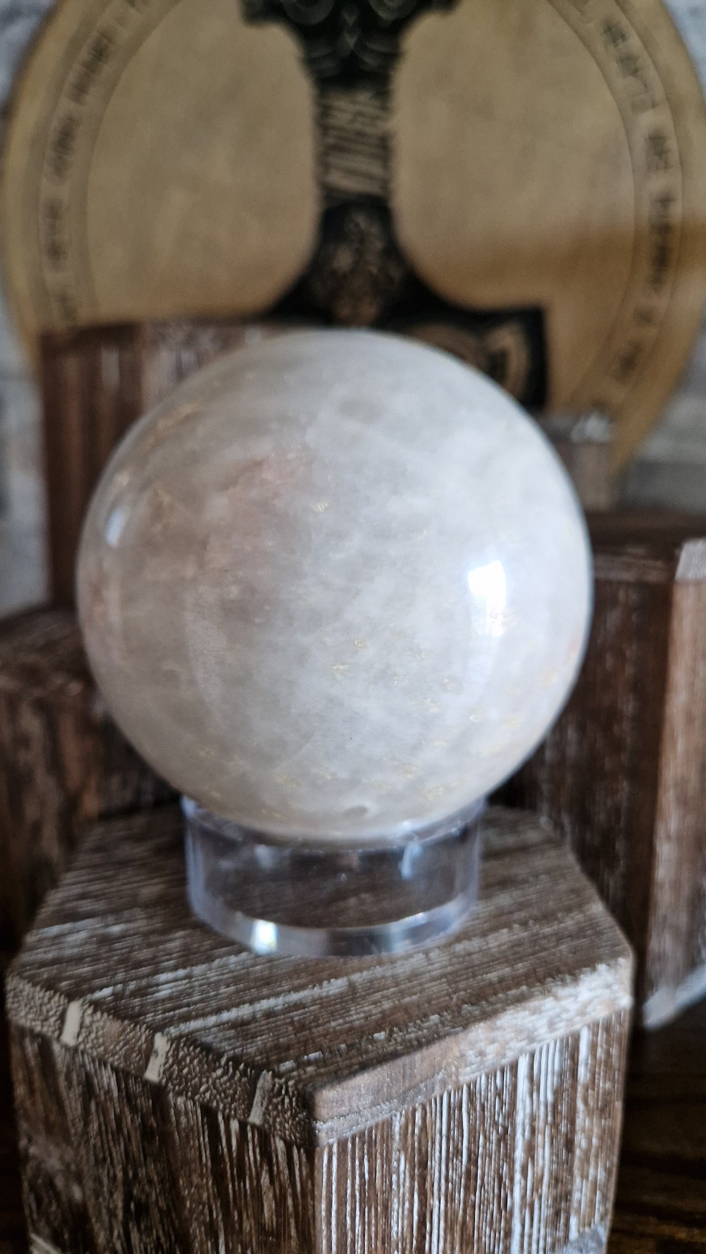 Pink Tourmaline Sphere  - 682