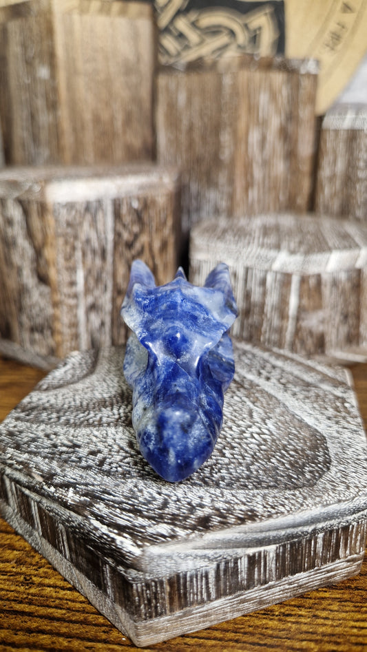 Lapis Lazuli Dragon's Head - 13