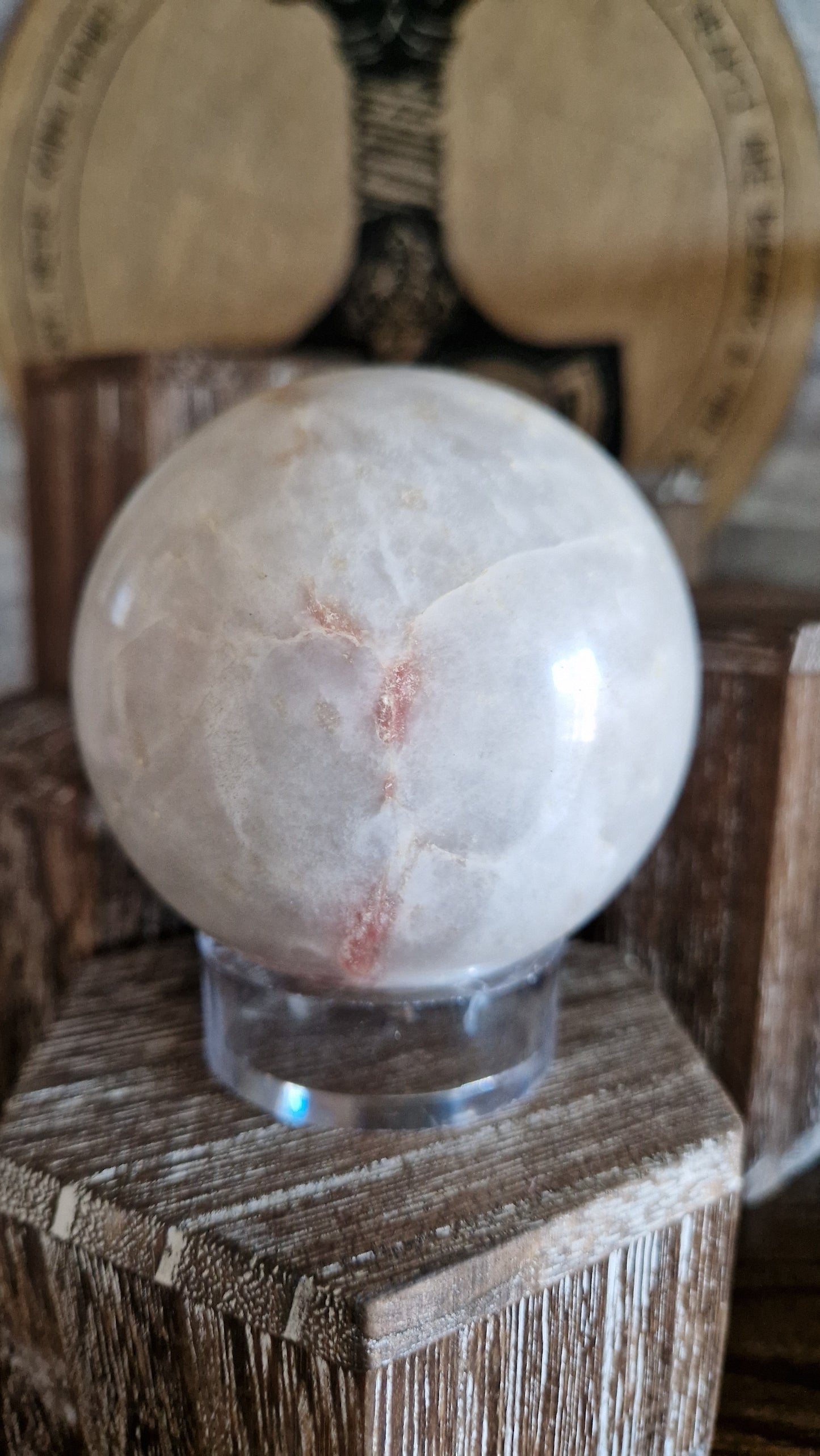Pink Tourmaline Sphere  - 682