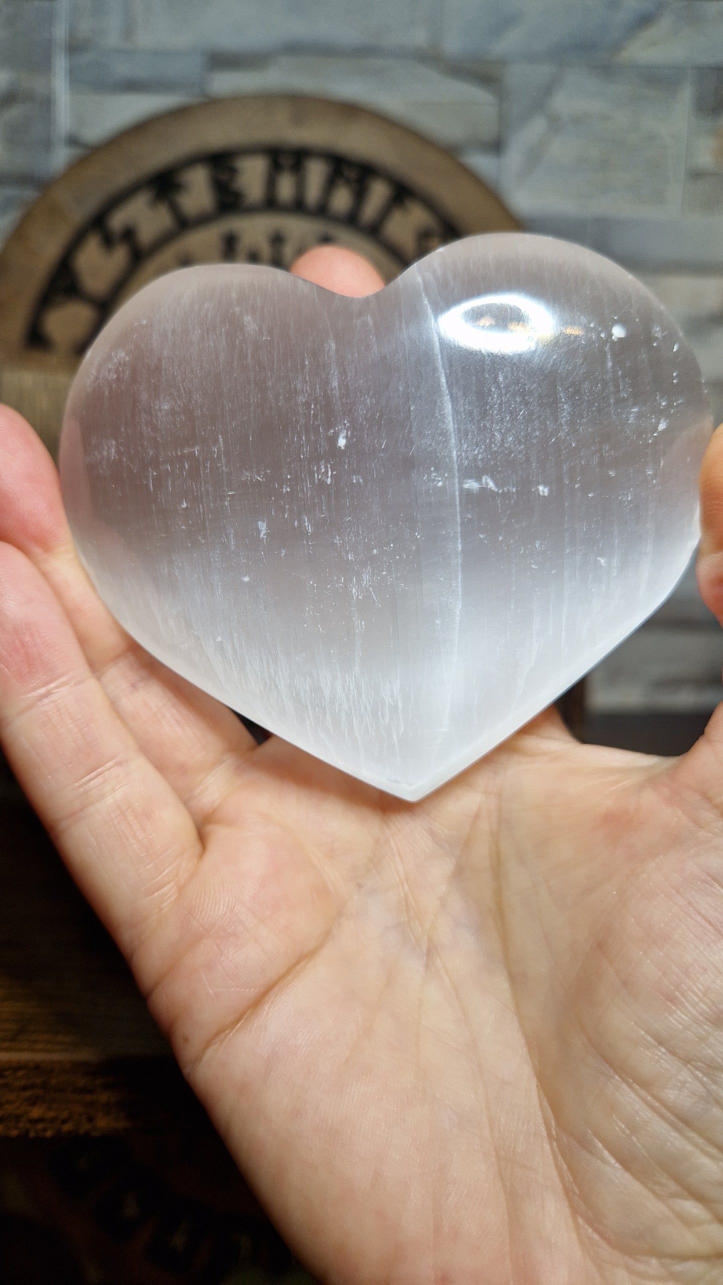 Selenite Heart - 5