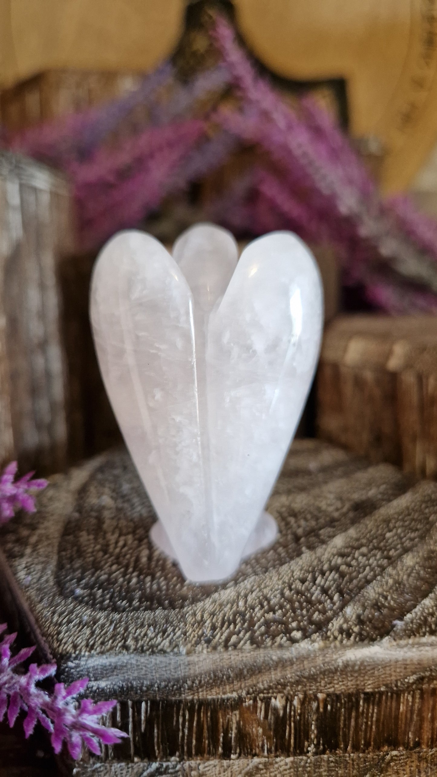 Rose Quartz Angel - 12