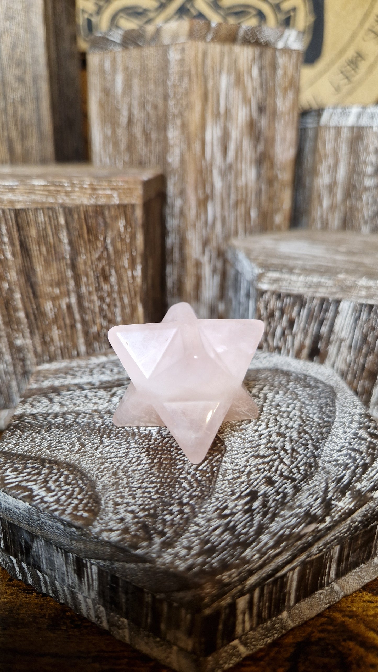 Rose Quartz Merkaba - 8