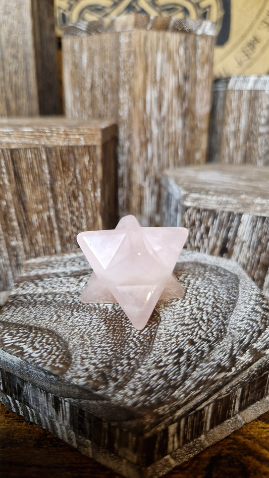Rose Quartz Merkaba - 8