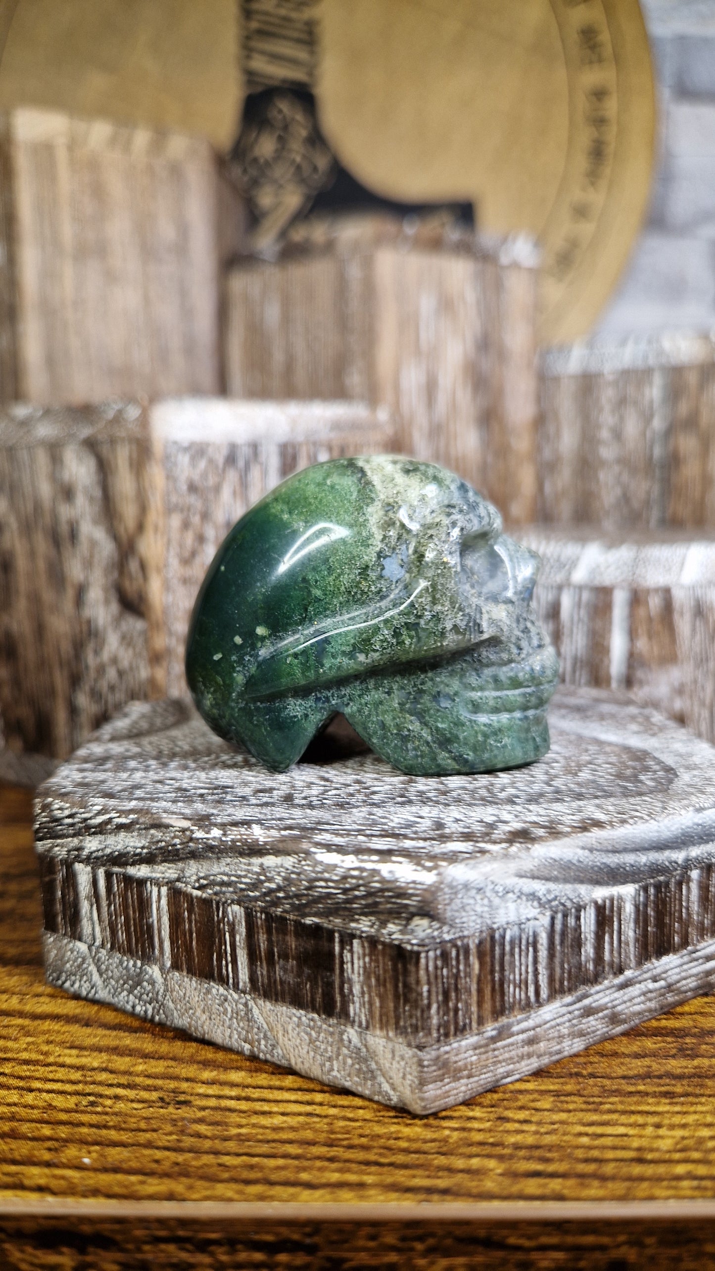 Ocean Jasper Skull - 22