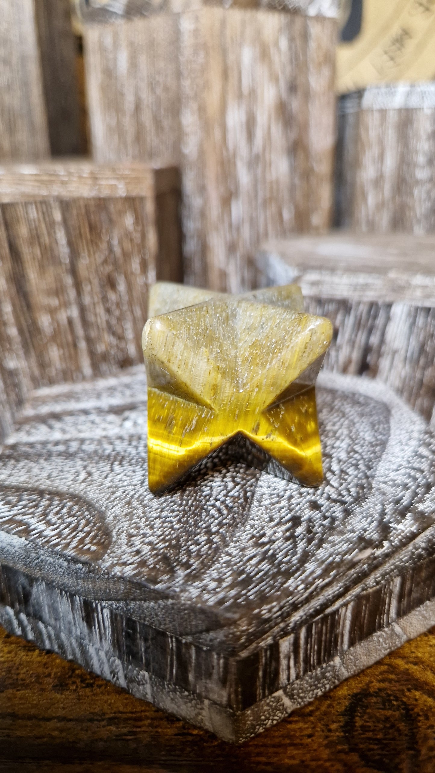 Tiger's Eye Merkaba - 4