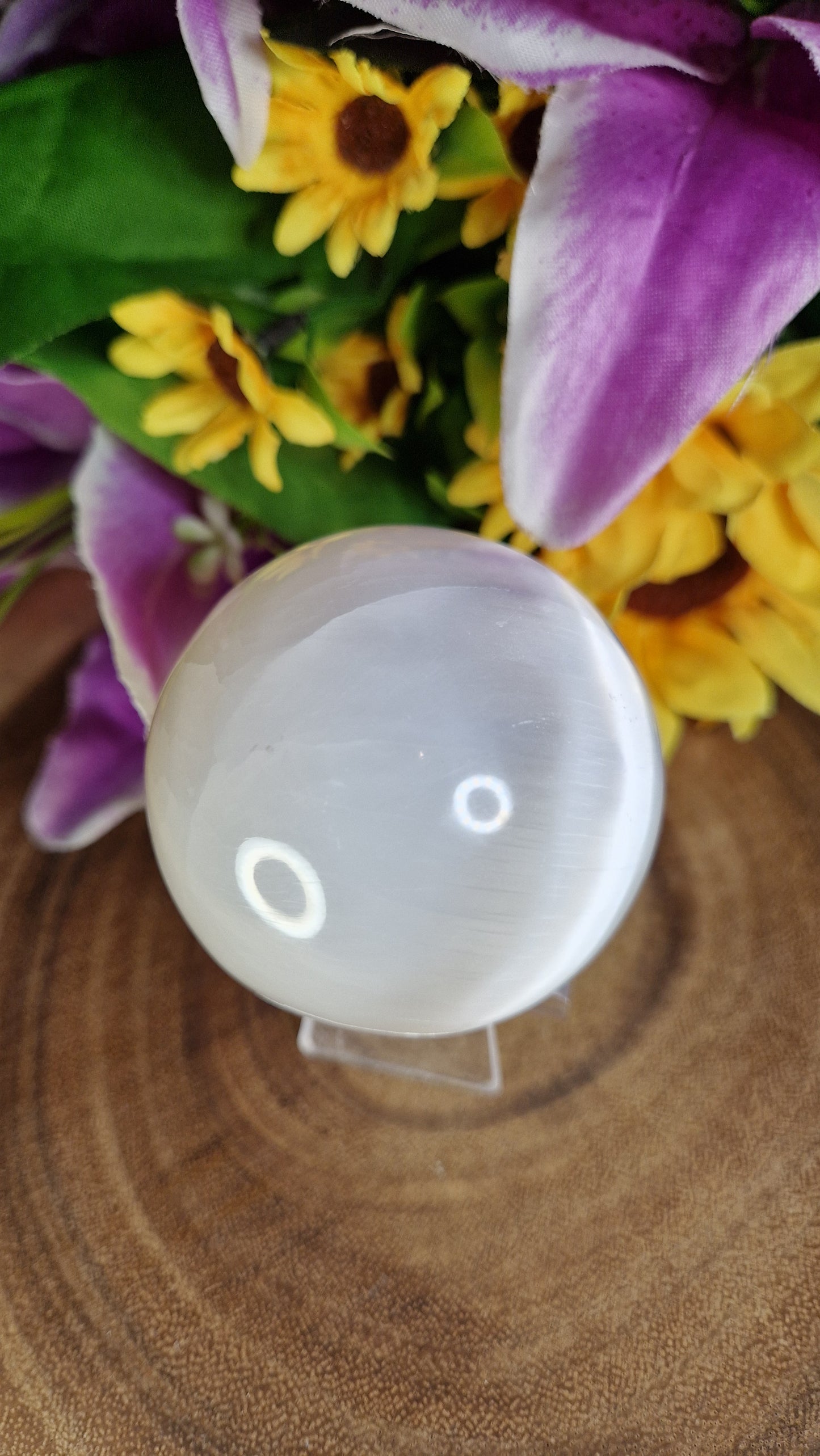 Selenite Sphere - 555