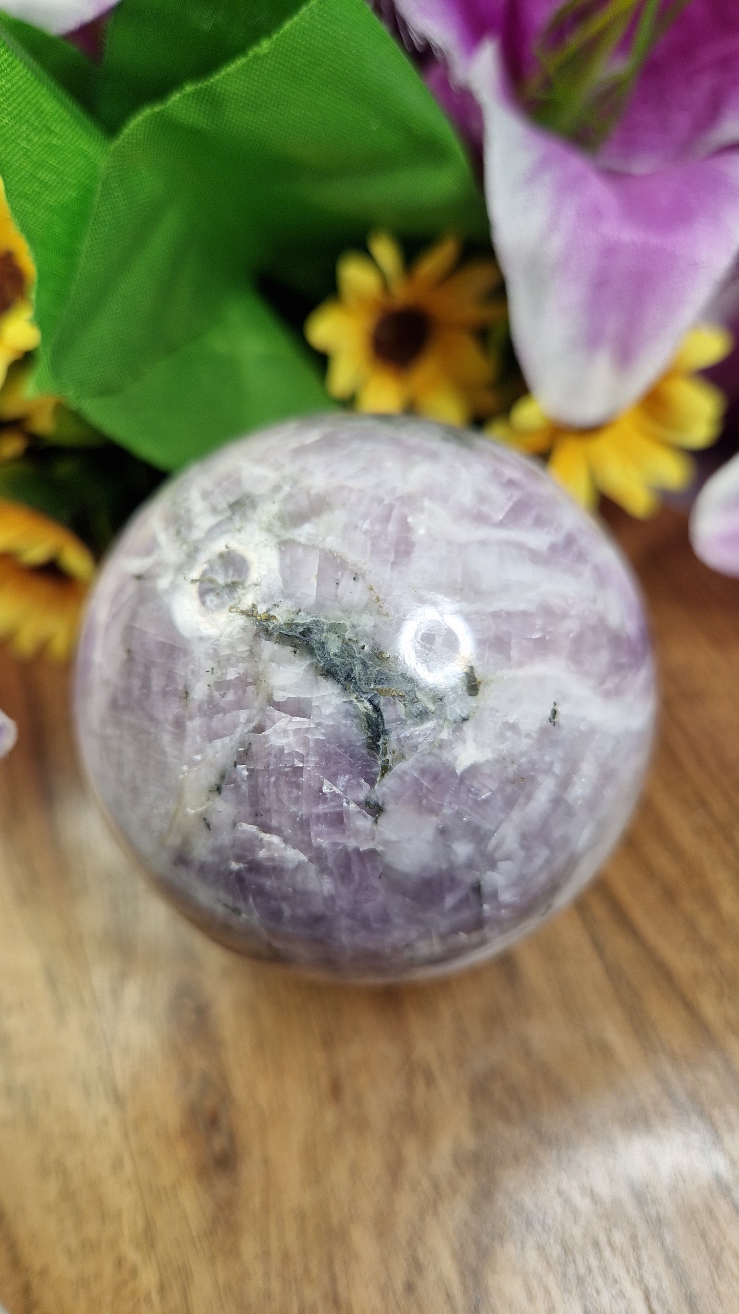 Purple Calcite Sphere  - 521