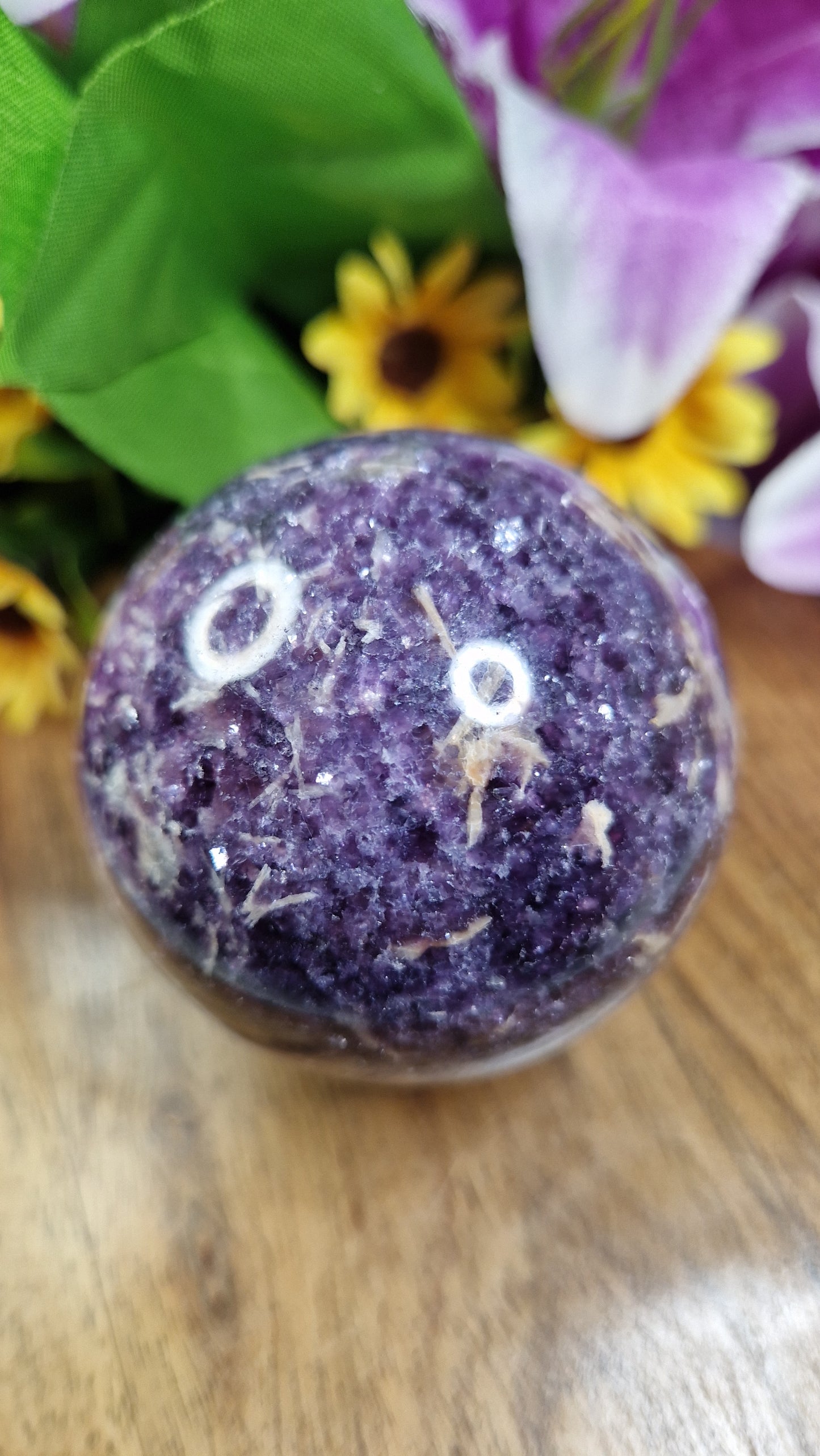 Lepidolite Sphere  - 504