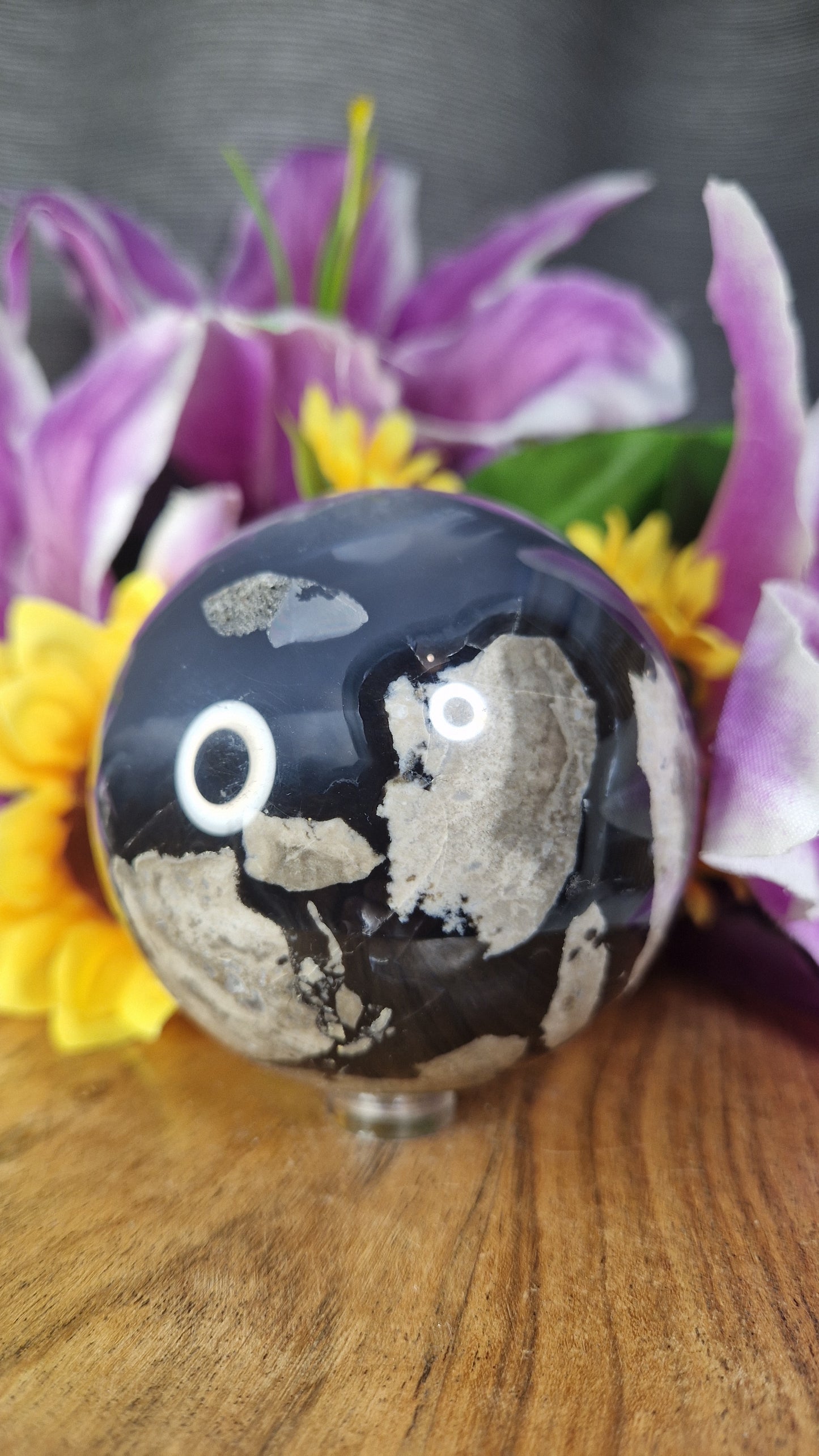 Volcano Agate Sphere - 25