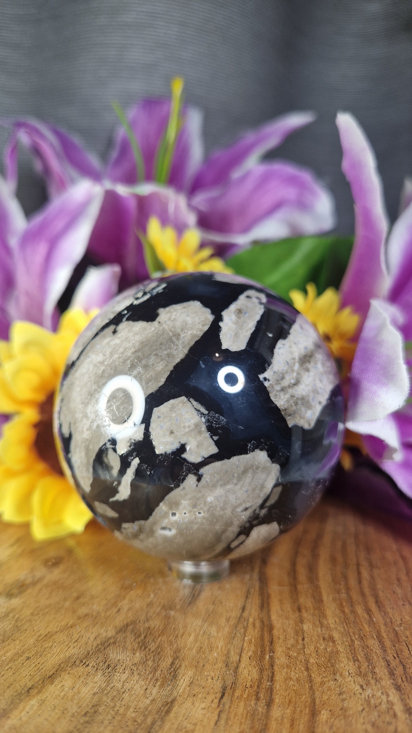 Volcano Agate Sphere - 25