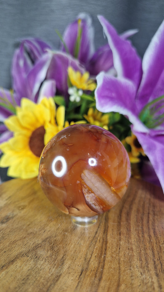 Carnelian Sphere - 242