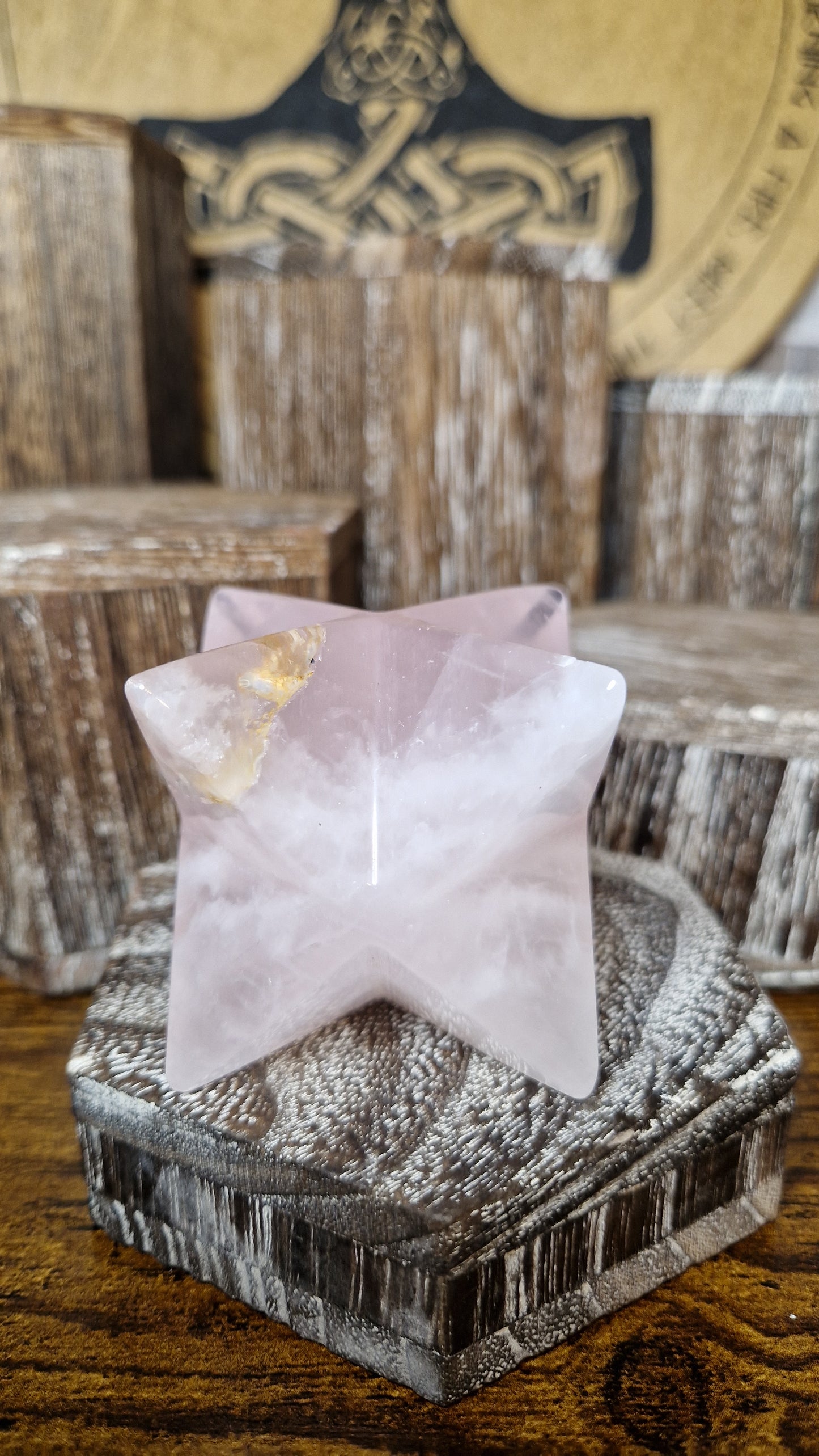 Rose Quartz Merkaba - 2