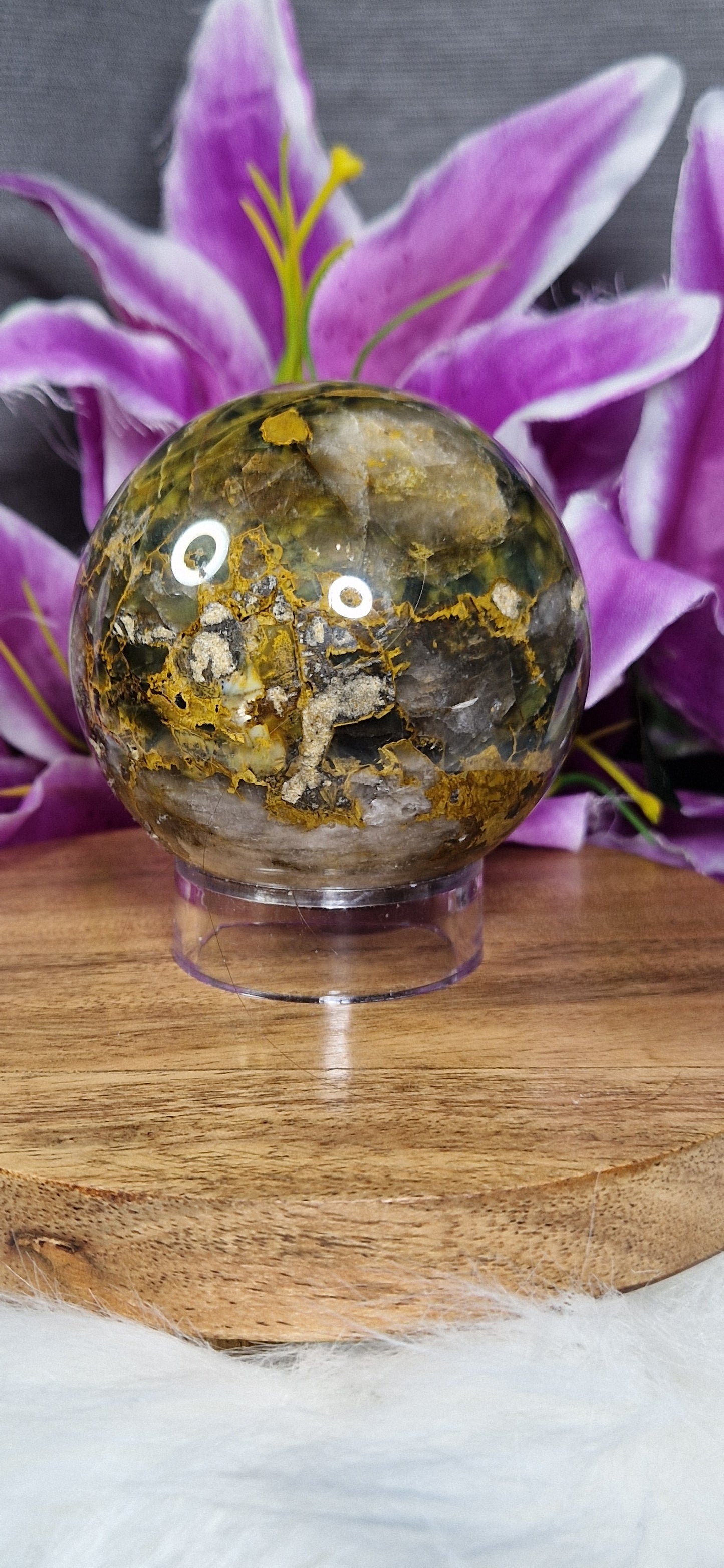 Root Fluorite Sphere - 267
