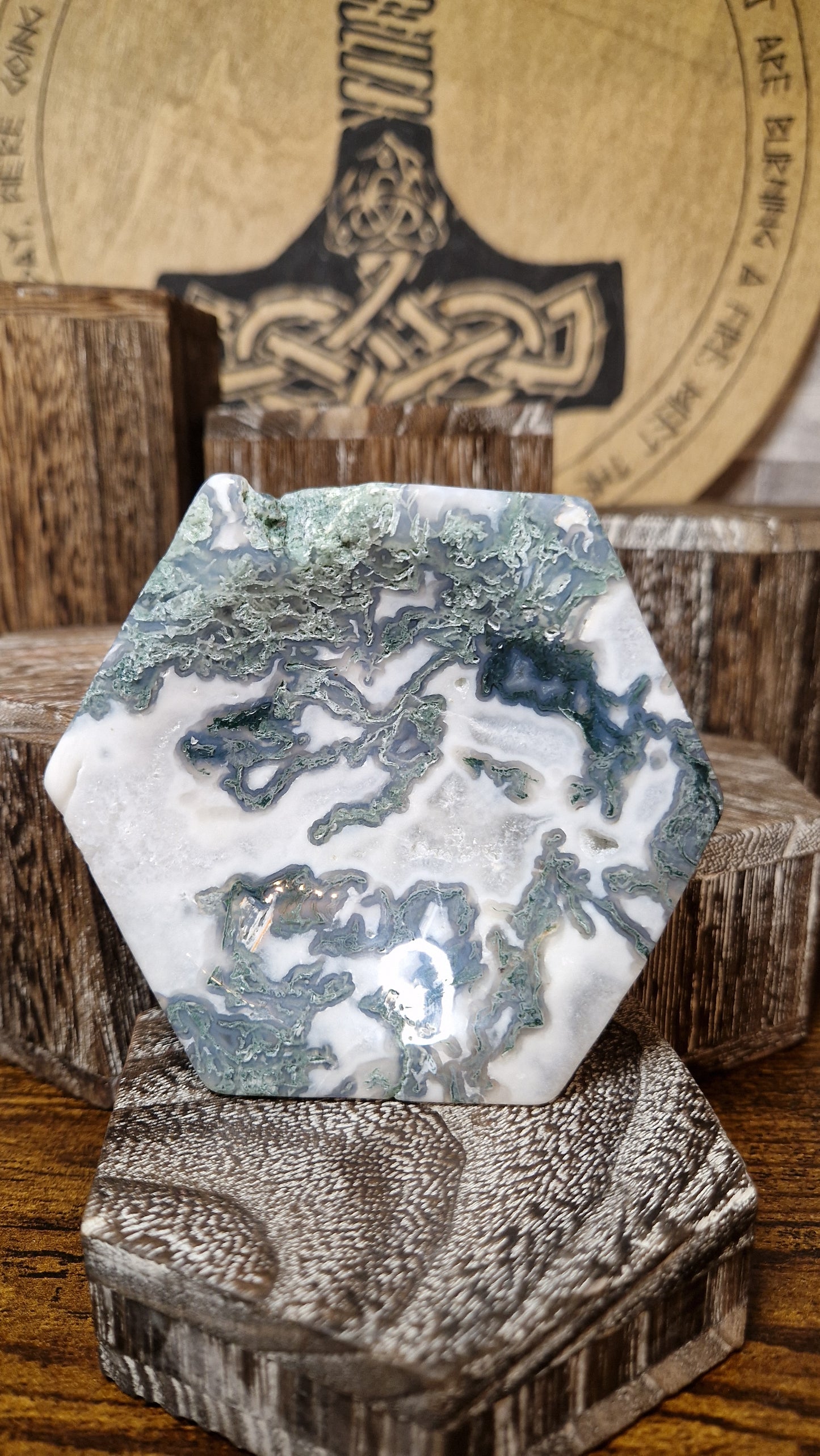 Moss Agate Bowl - 3