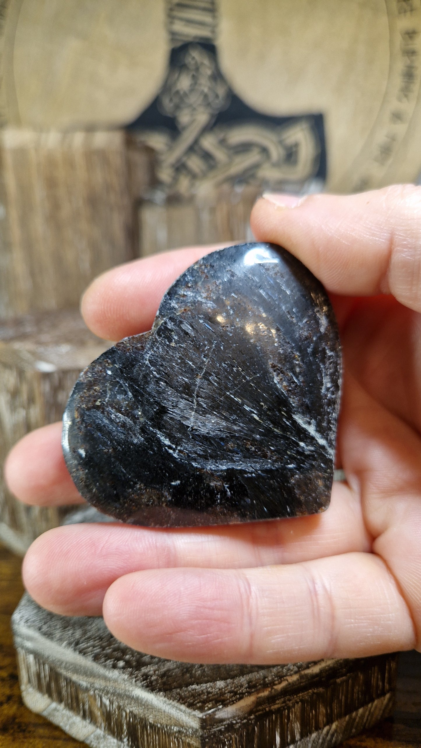 Astrophyllite Heart - 42