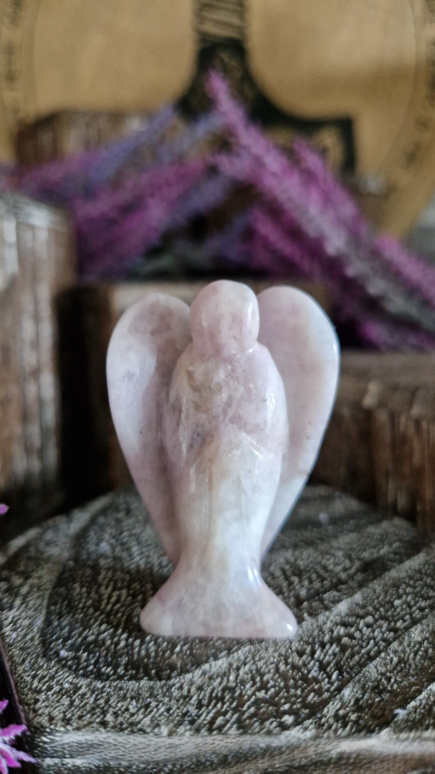 Purple Calcite Angel - 18