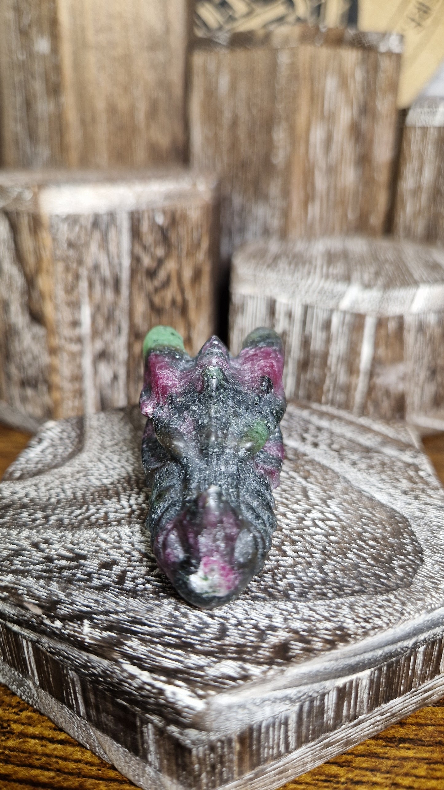 Ruby Zoistite Dragon's Head - 15