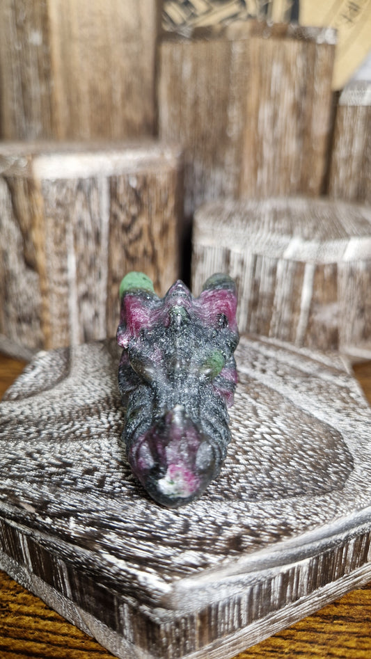 Ruby Zoistite Dragon's Head - 15